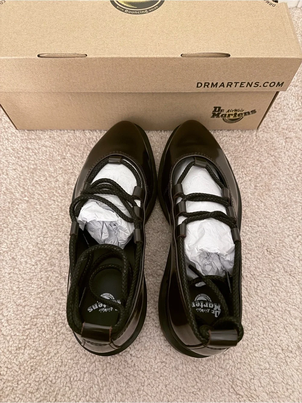 Dr. Martens Elphie II Mary Jane in Cherry Red